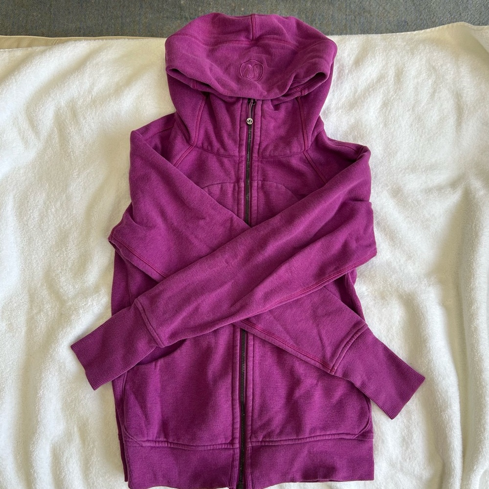 Lululemon Purple Scuba Full Zip Jacket
